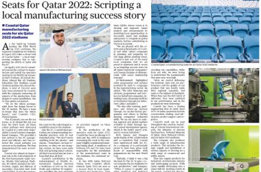 Coastal Qatar manufacturing seats for six Qatar 2022 stadiums